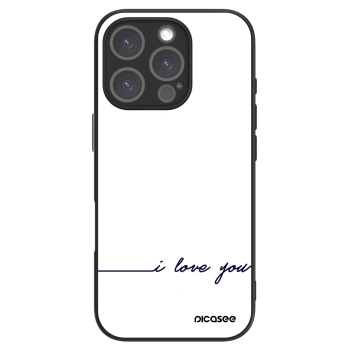 Picasee ULTIMATE CASE MagSafe für Apple iPhone 16 Pro - Ich liebe dich