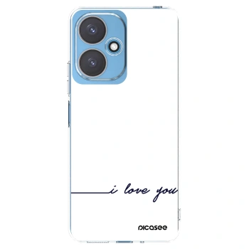 Picasee Xiaomi Redmi 13C 5G Hülle - Transparentes Silikon - Ich liebe dich
