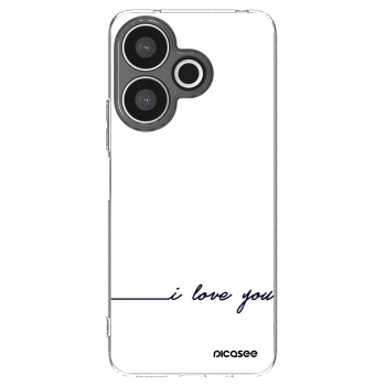 Picasee Xiaomi Redmi 13 4G Hülle - Transparentes Silikon - Ich liebe dich