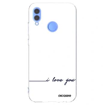 Picasee Honor 10 Lite Hülle - Transparentes Silikon - Ich liebe dich