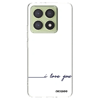 Picasee Xiaomi 14T Hülle - Transparentes Silikon - Ich liebe dich