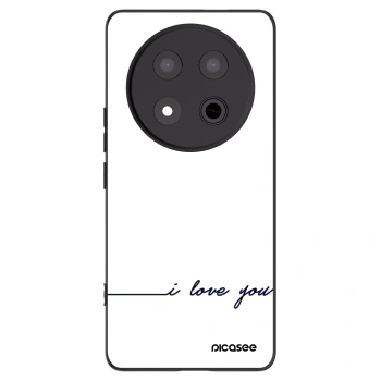 Picasee Honor Magic7 Lite 5G Hülle - Schwarzes Silikon - Ich liebe dich