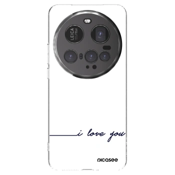 Picasee Xiaomi 15 Ultra Hülle - Transparentes Silikon - Ich liebe dich