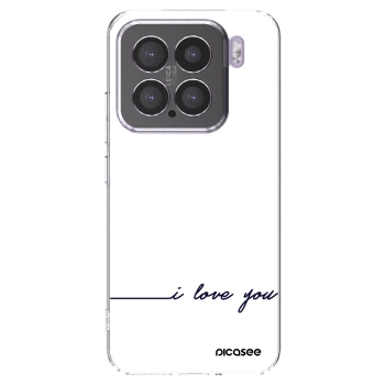 Picasee Xiaomi 15 Hülle - Transparentes Silikon - Ich liebe dich