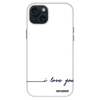 Hülle für Apple iPhone 15 Plus - Ich liebe dich