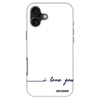 Hülle für Apple iPhone 16 Plus - Ich liebe dich
