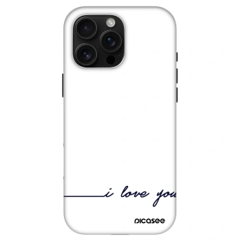 Hülle für Apple iPhone 16 Pro Max - Ich liebe dich