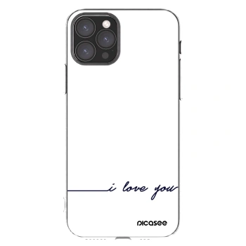 Picasee Apple iPhone 11 Pro Hülle - Transparentes Silikon - Ich liebe dich