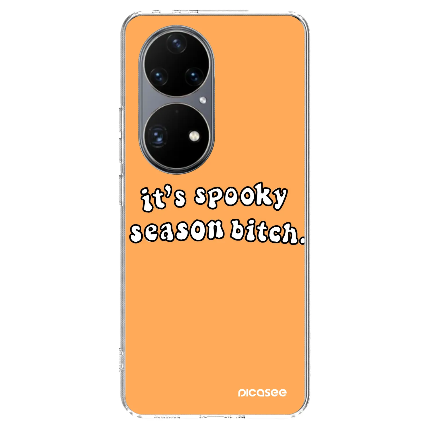 Picasee Huawei P50 Hülle - Transparentes Silikon - Spooky season