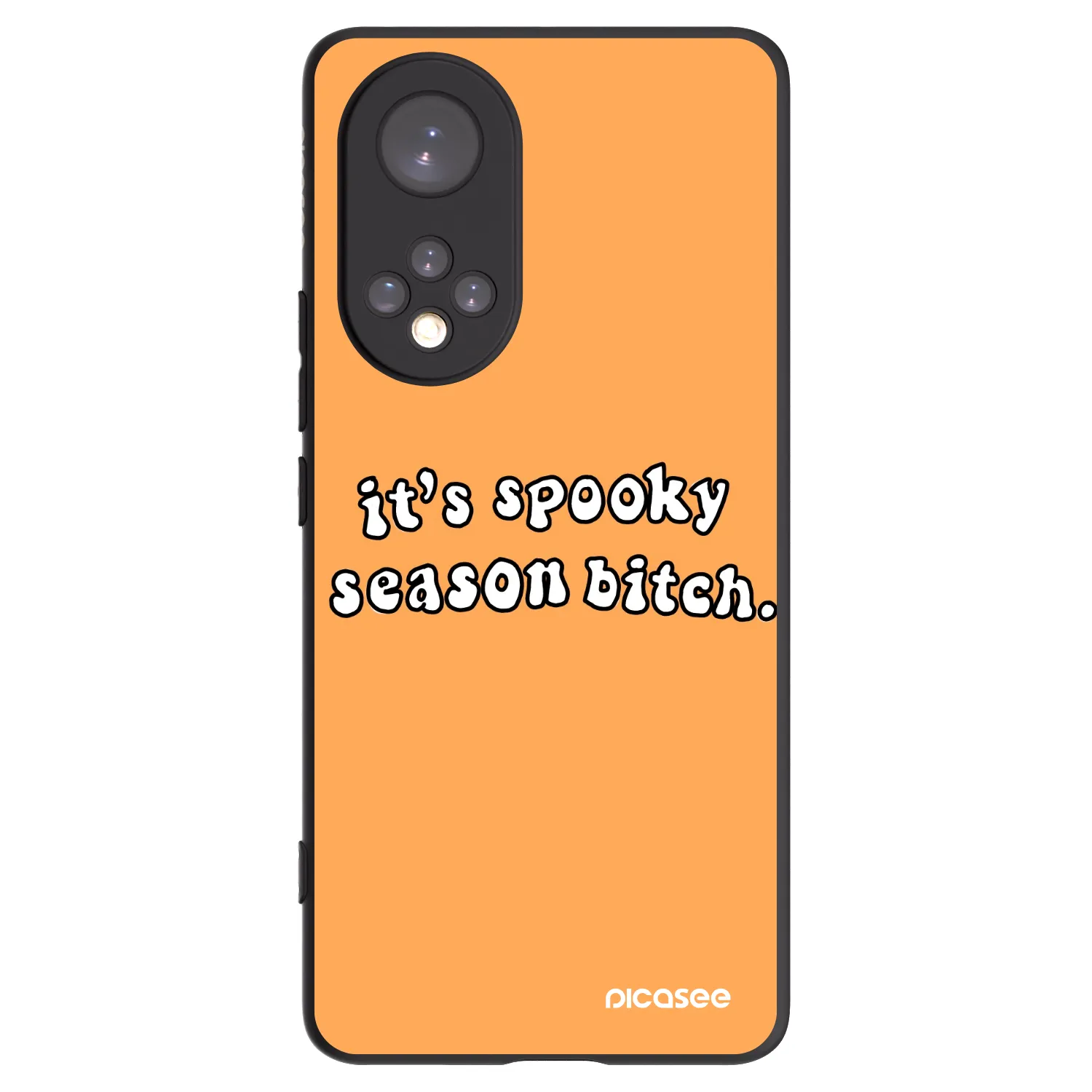 Picasee Huawei Nova 9 Hülle - Schwarzes Silikon - Spooky season