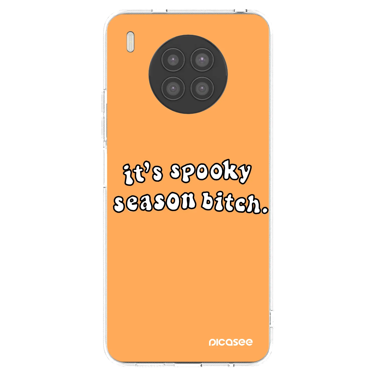 Picasee Huawei Nova 8i Hülle - Transparentes Silikon - Spooky season