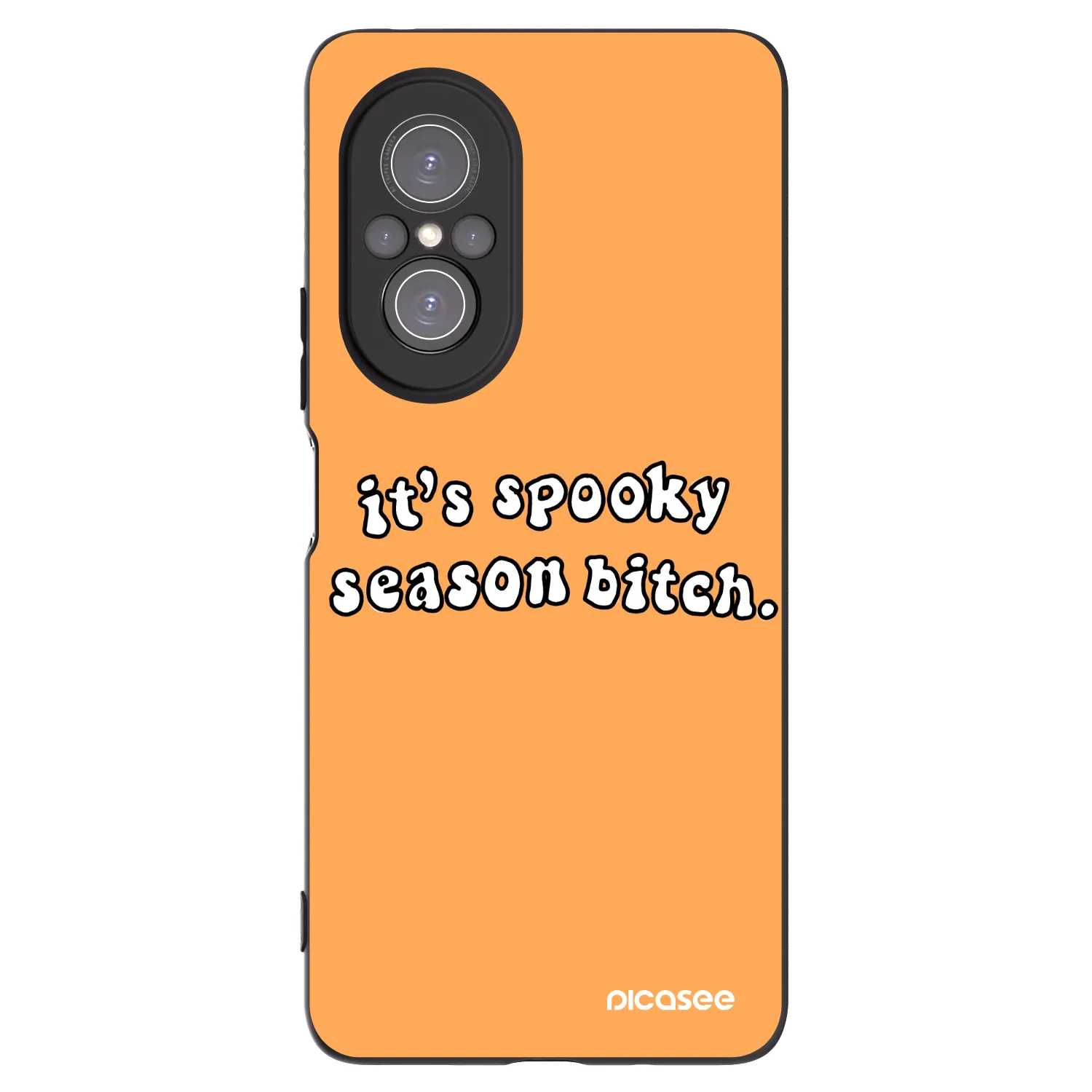 Picasee Huawei Nova 9 SE Hülle - Schwarzes Silikon - Spooky season