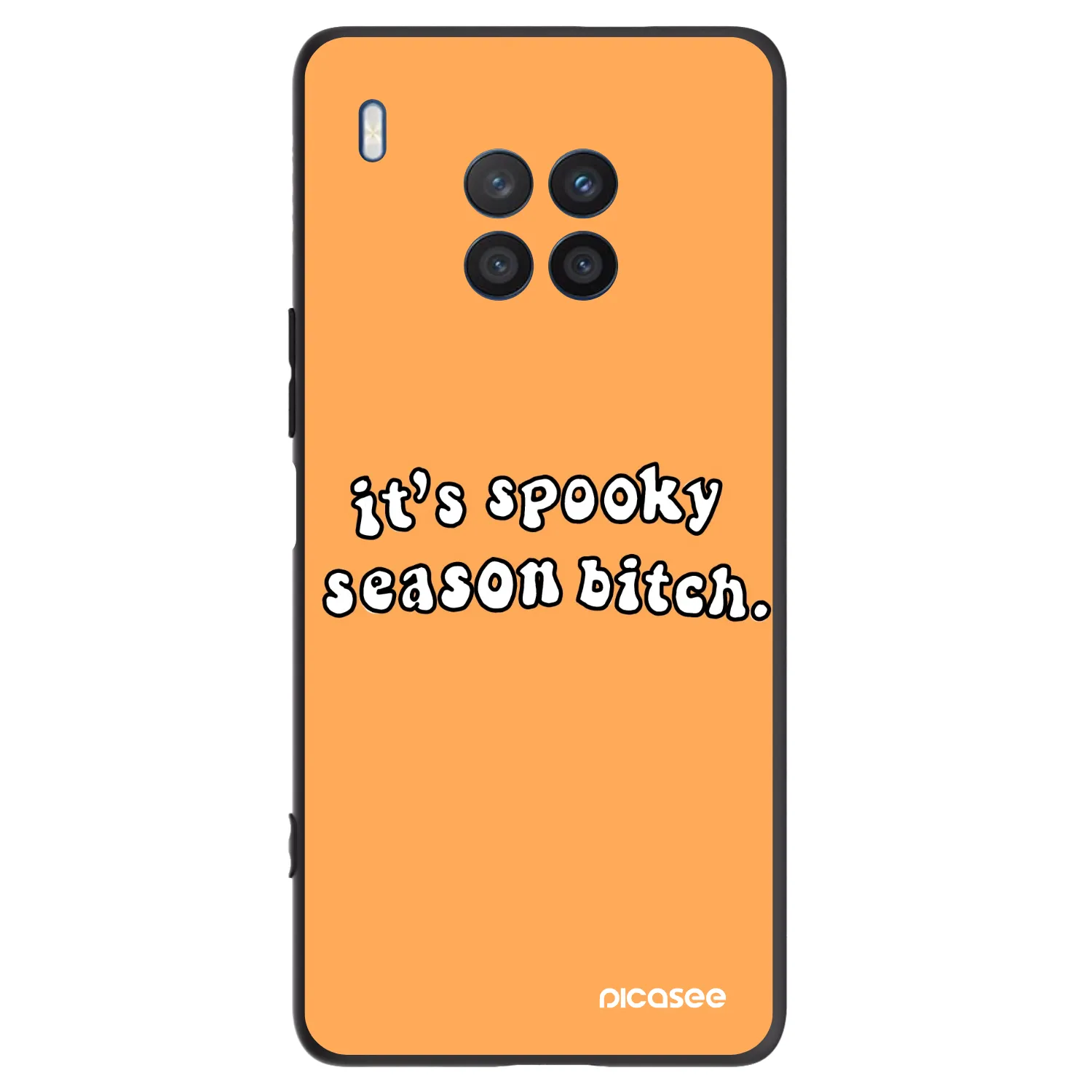Picasee Honor 50 Lite Hülle - Schwarzes Silikon - Spooky season