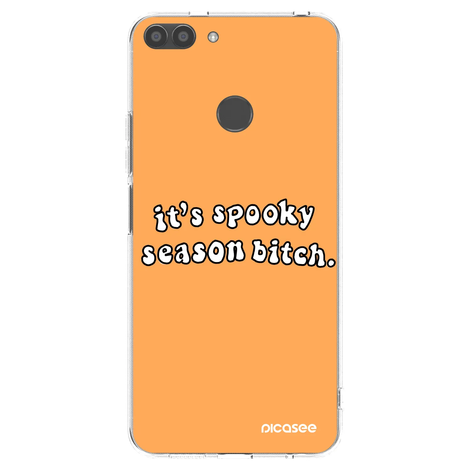 Picasee Huawei P Smart Hülle - Transparentes Silikon - Spooky season