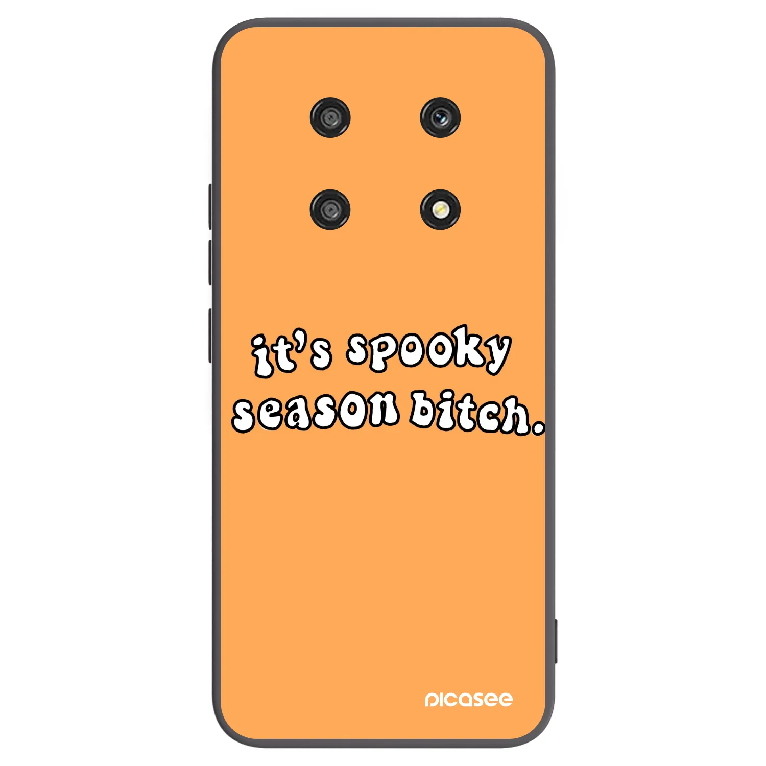 Picasee Honor Magic4 Lite 5G Hülle - Schwarzes Silikon - Spooky season