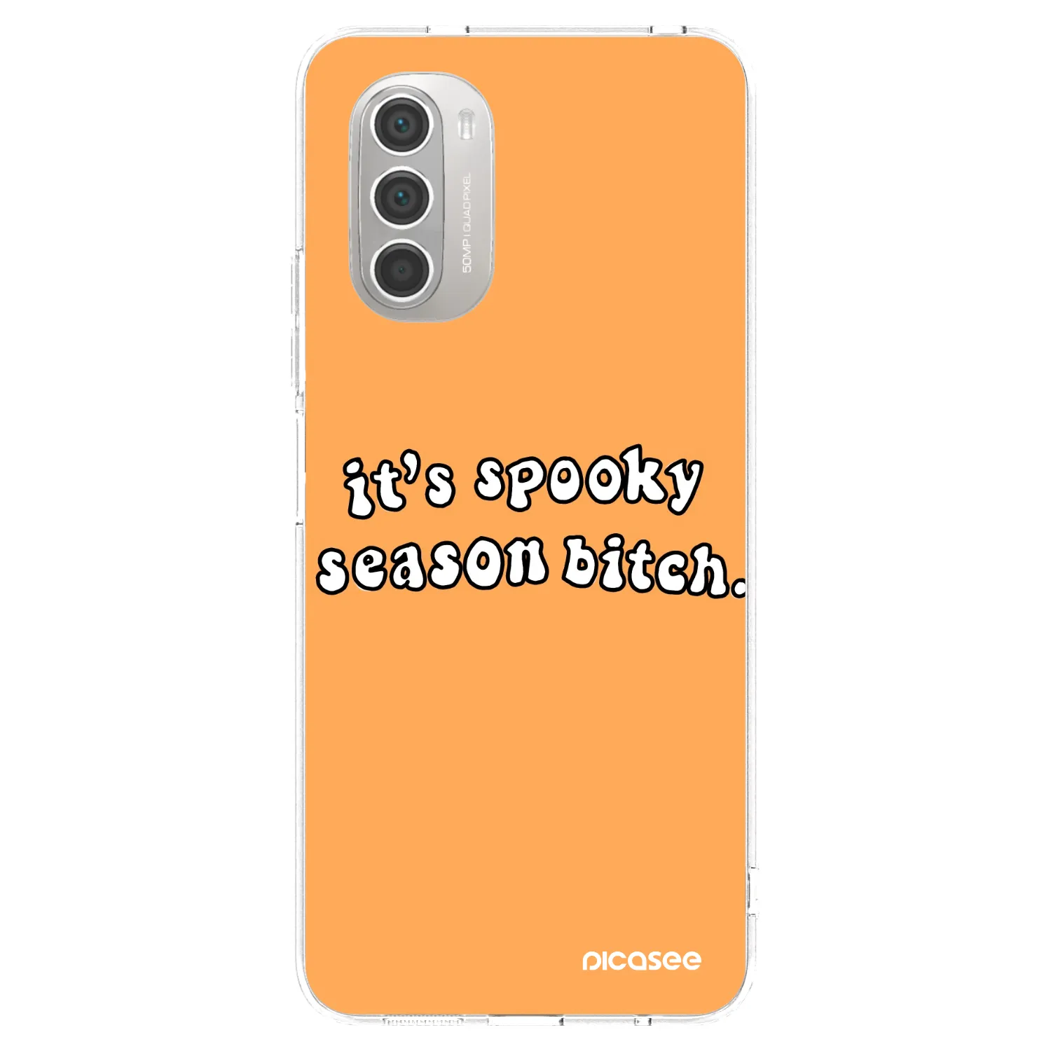 Picasee Motorola Moto G51 Hülle - Transparentes Silikon - Spooky season