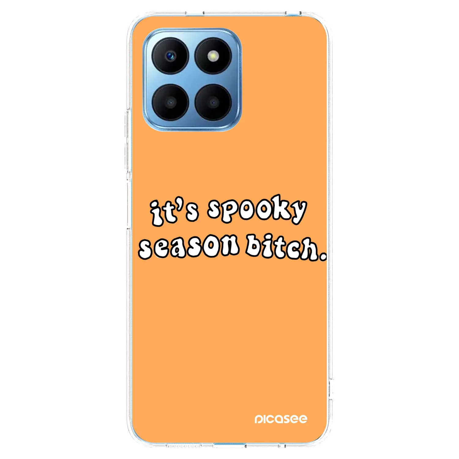 Picasee Honor 70 Lite Hülle - Transparentes Silikon - Spooky season