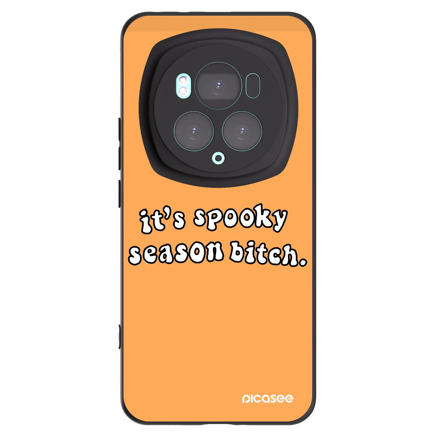 Picasee Honor Magic6 Pro Hülle - Schwarzes Silikon - Spooky season