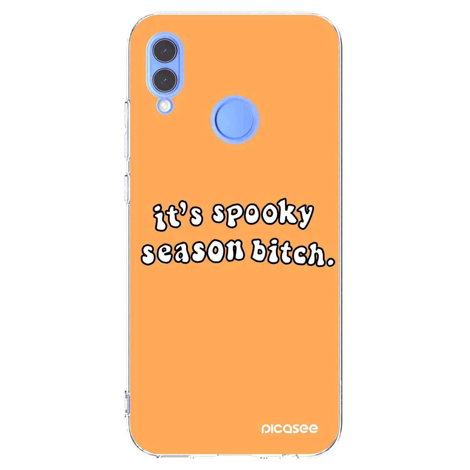 Picasee Huawei P Smart 2019 Hülle - Transparentes Silikon - Spooky season
