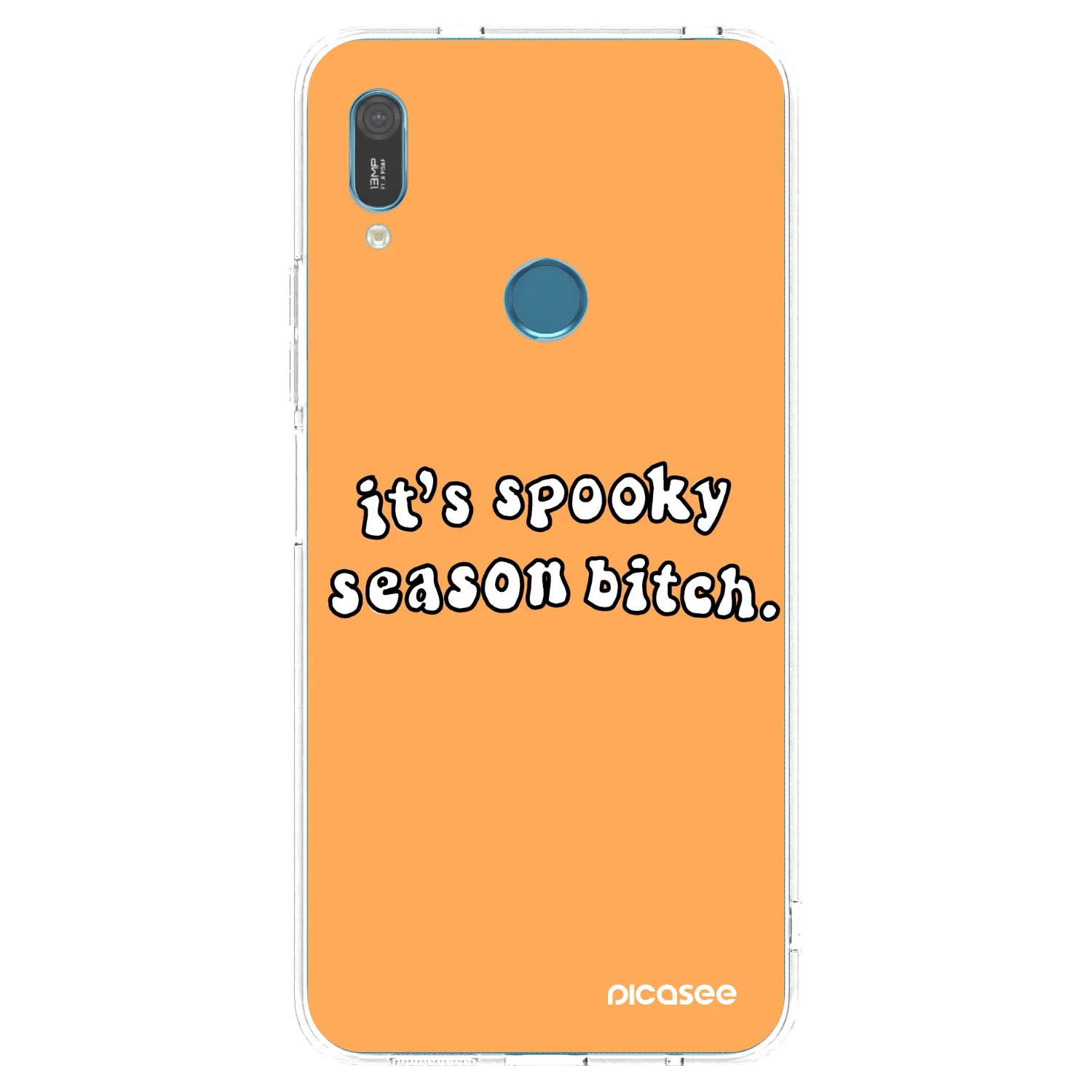 Picasee Huawei Y6 2019 Hülle - Transparentes Silikon - Spooky season