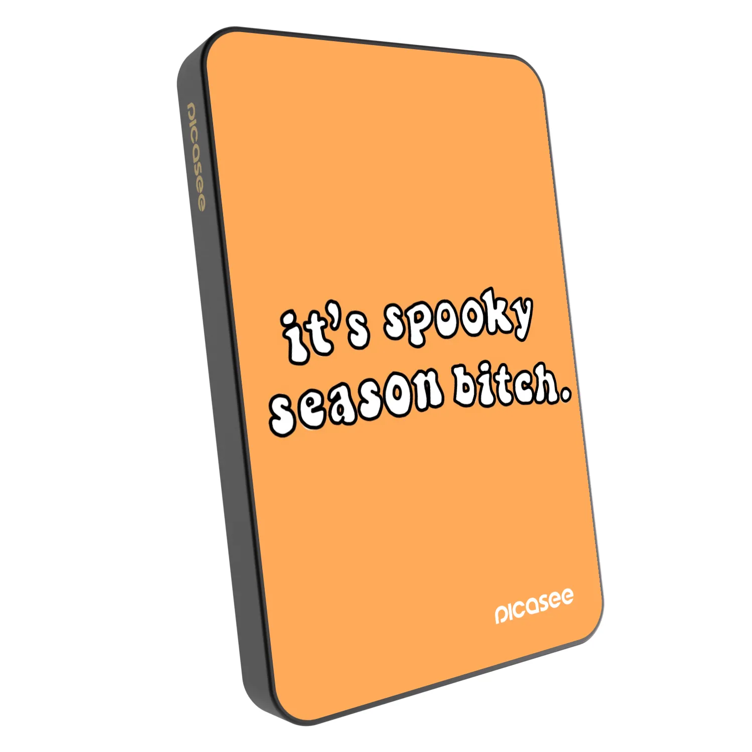 Picasee Powerbank mit MagSafe 5 000 mAh Grau - Spooky season