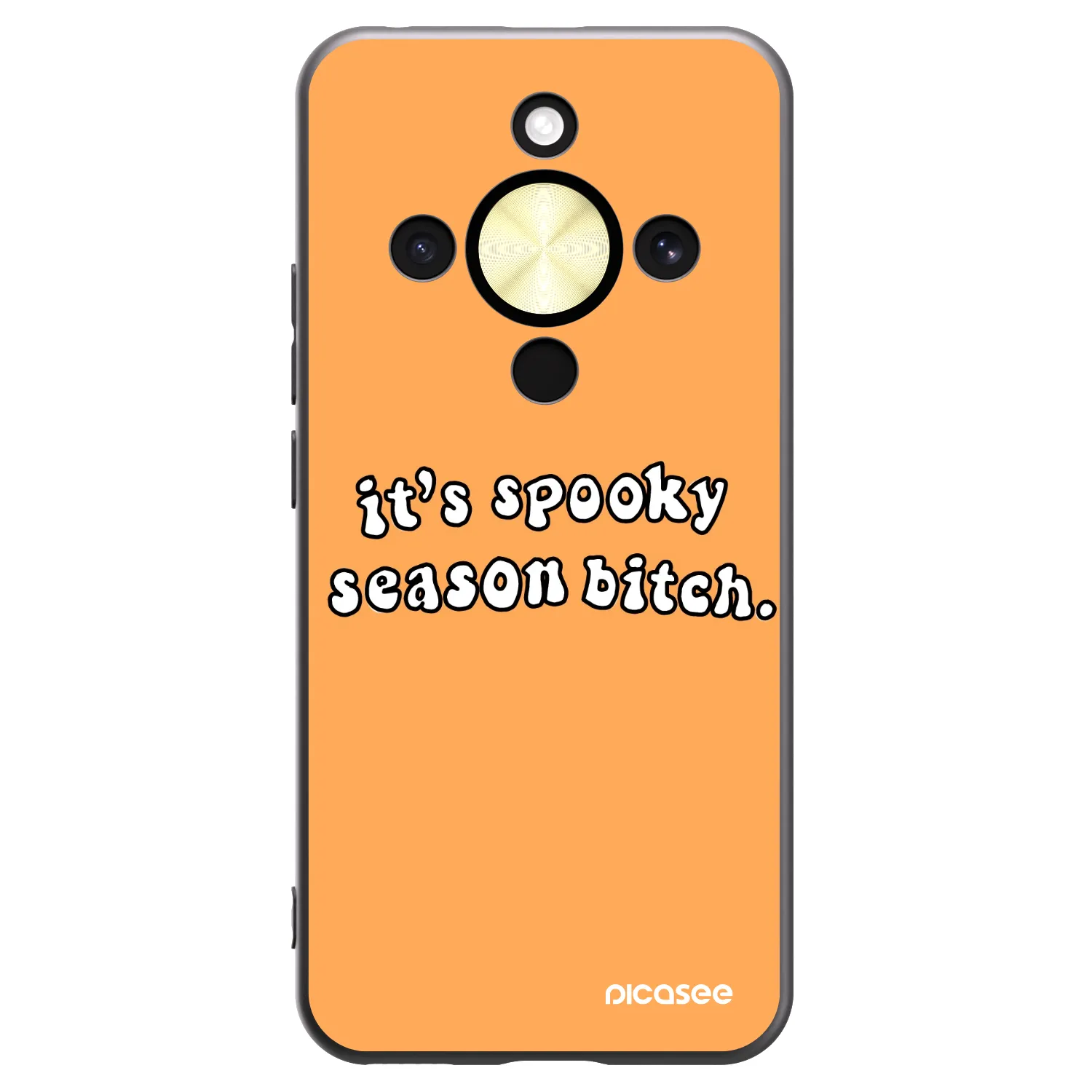 Picasee Honor Magic8 Lite 5G Hülle - Schwarzes Silikon - Spooky season
