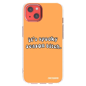 Picasee Apple iPhone 13 Hülle - Transparentes Silikon - Spooky season