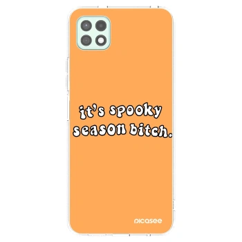 Picasee Samsung Galaxy A22 A226B 5G Hülle - Transparentes Silikon - Spooky season