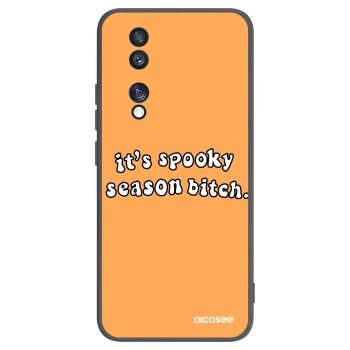 Picasee Honor 70 Hülle - Schwarzes Silikon - Spooky season