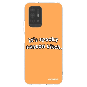 Picasee OPPO A94 5G Hülle - Transparentes Silikon - Spooky season