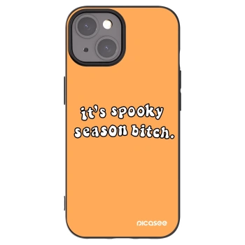 Picasee Apple iPhone 15 Hülle - Schwarzes Silikon - Spooky season