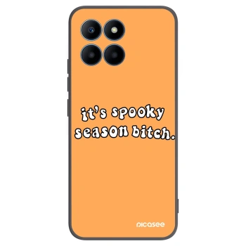 Picasee Honor 70 Lite Hülle - Schwarzes Silikon - Spooky season