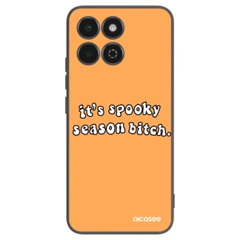 Picasee Honor 200 Smart 5G Hülle - Schwarzes Silikon - Spooky season