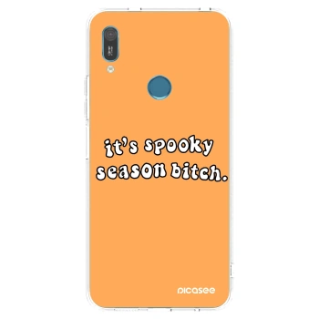 Picasee Huawei Y6 2019 Hülle - Transparentes Silikon - Spooky season