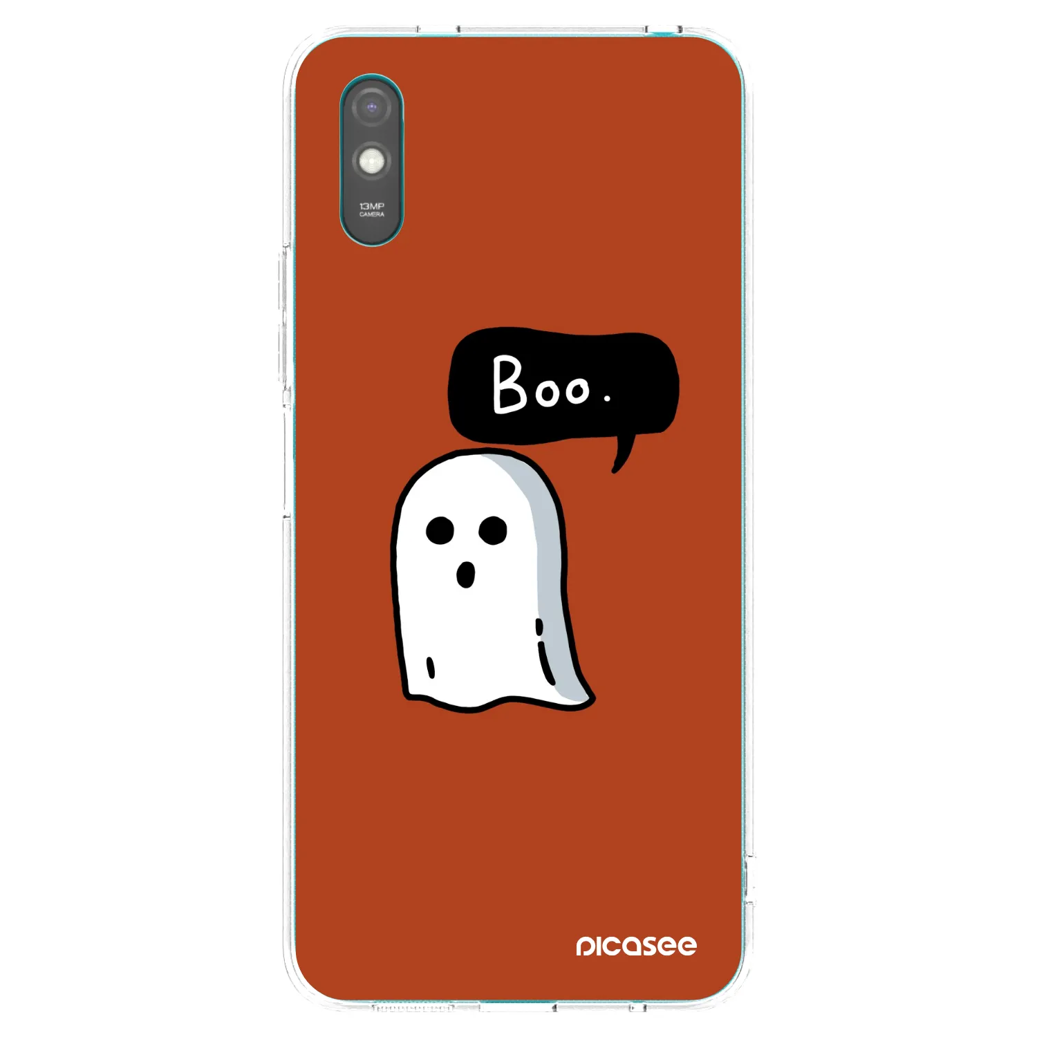 Picasee Xiaomi Redmi 9A Hülle - Transparentes Silikon - Boo