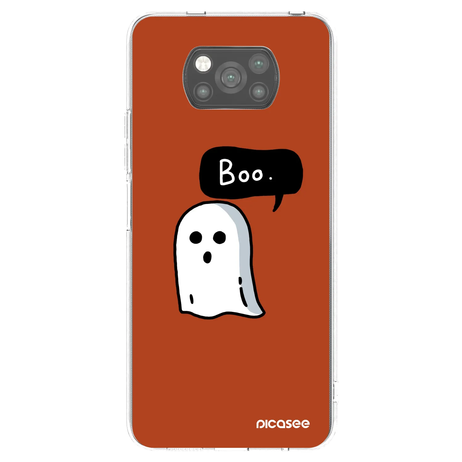 Picasee Xiaomi Poco X3 Pro Hülle - Schwarzes Silikon - Boo