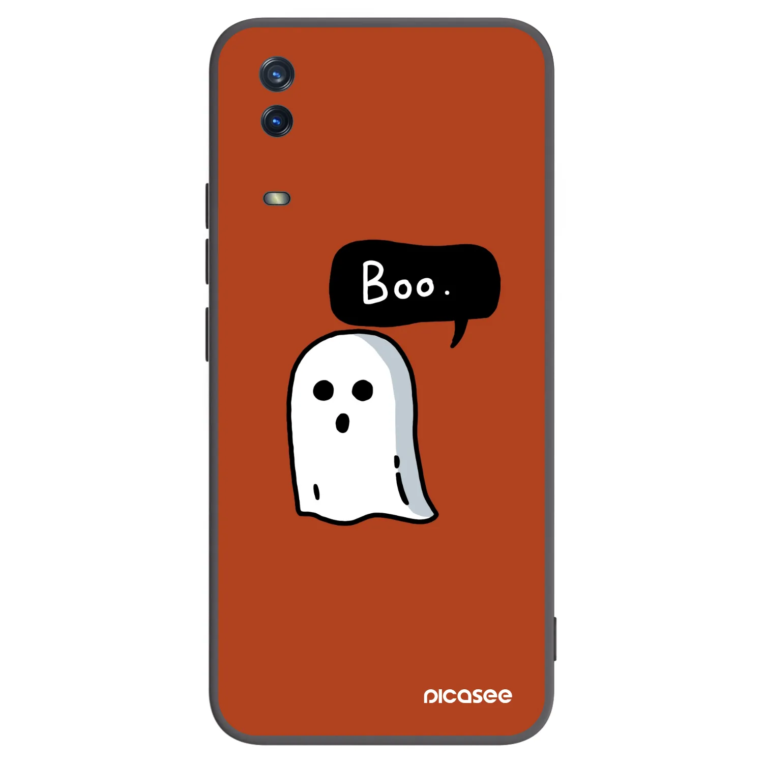 Picasee Vivo Y11s Hülle - Schwarzes Silikon - Boo