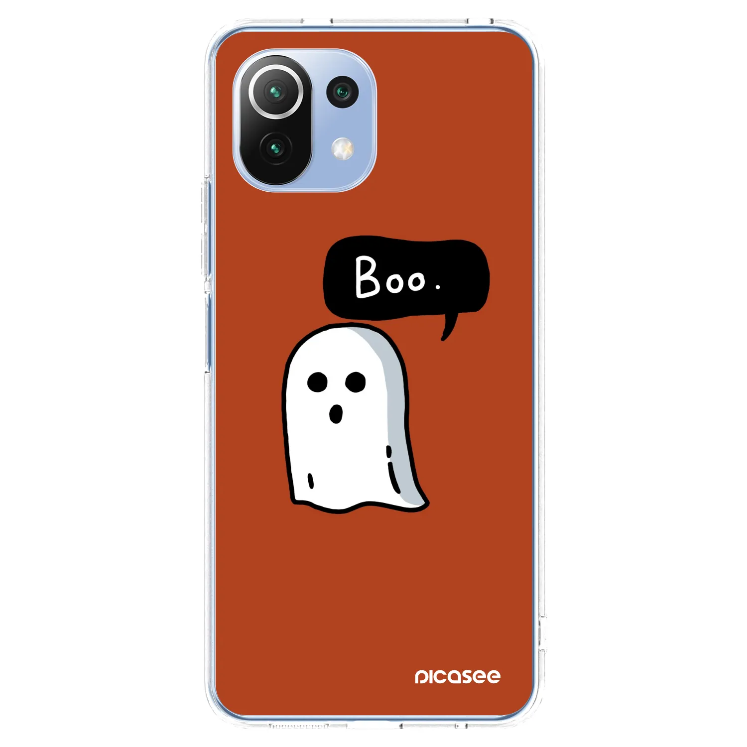 Picasee Xiaomi 11 Lite 5G NE Hülle - Transparentes Silikon - Boo
