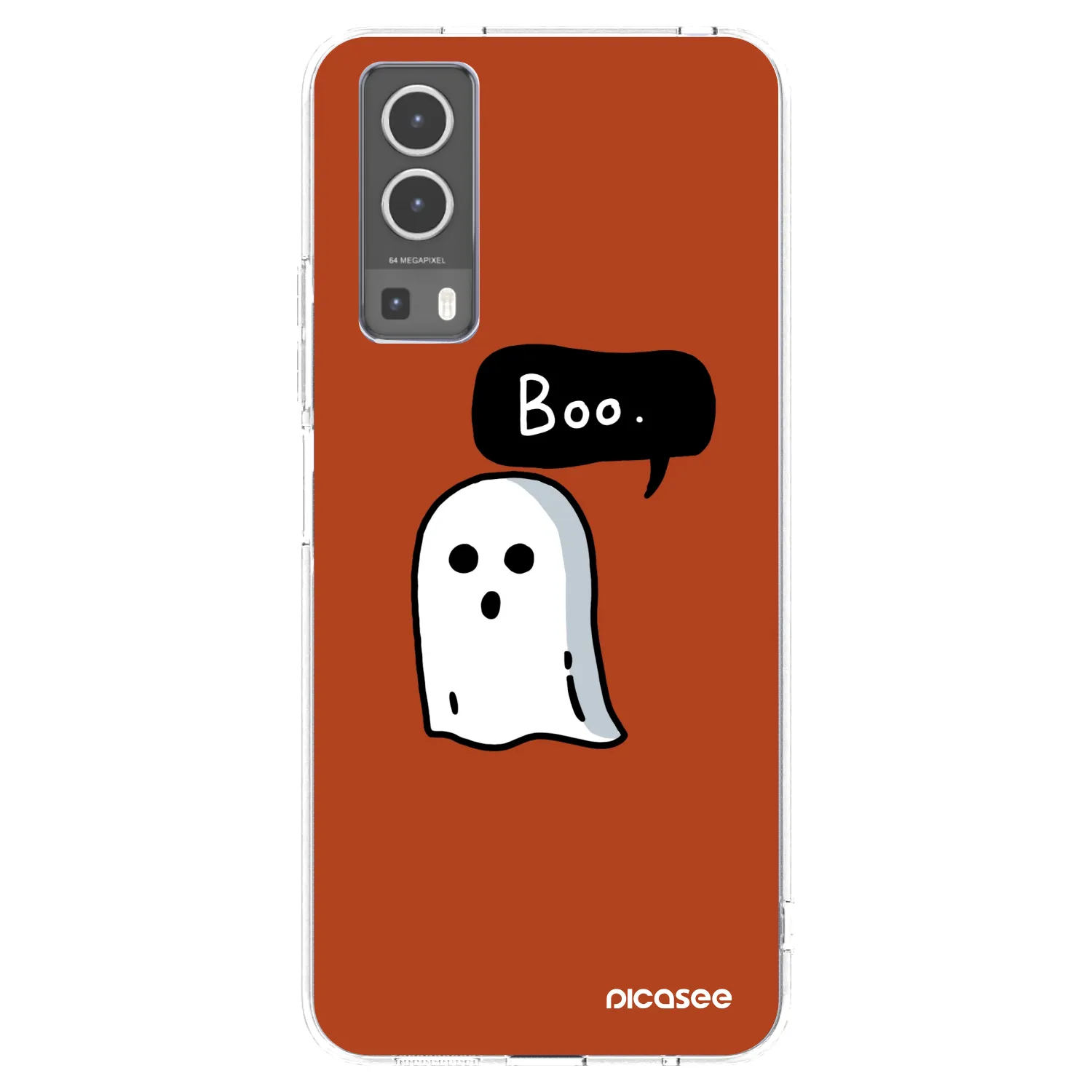 Picasee Vivo Y72 5G Hülle - Transparentes Silikon - Boo