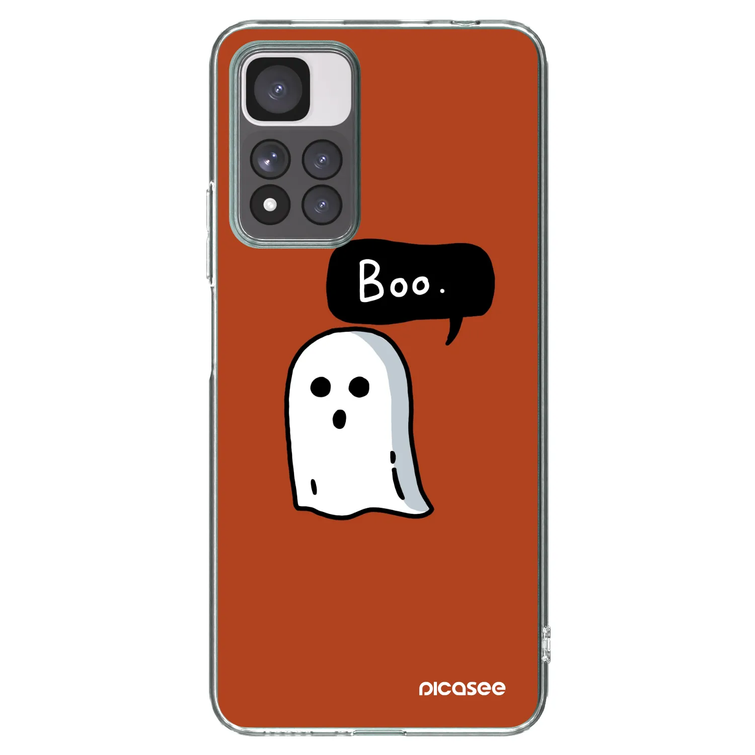 Picasee Xiaomi Redmi Note 11 Pro+ 5G Hülle - Transparentes Silikon - Boo