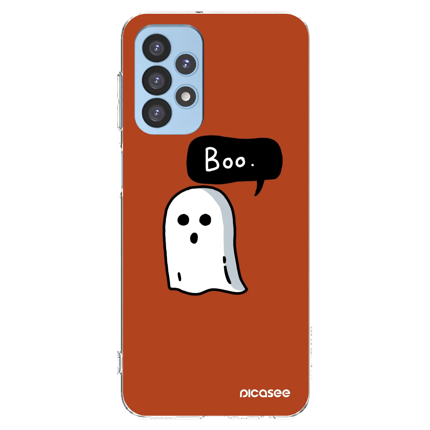 Picasee Samsung Galaxy A23 A235F 4G Hülle - Transparentes Silikon - Boo