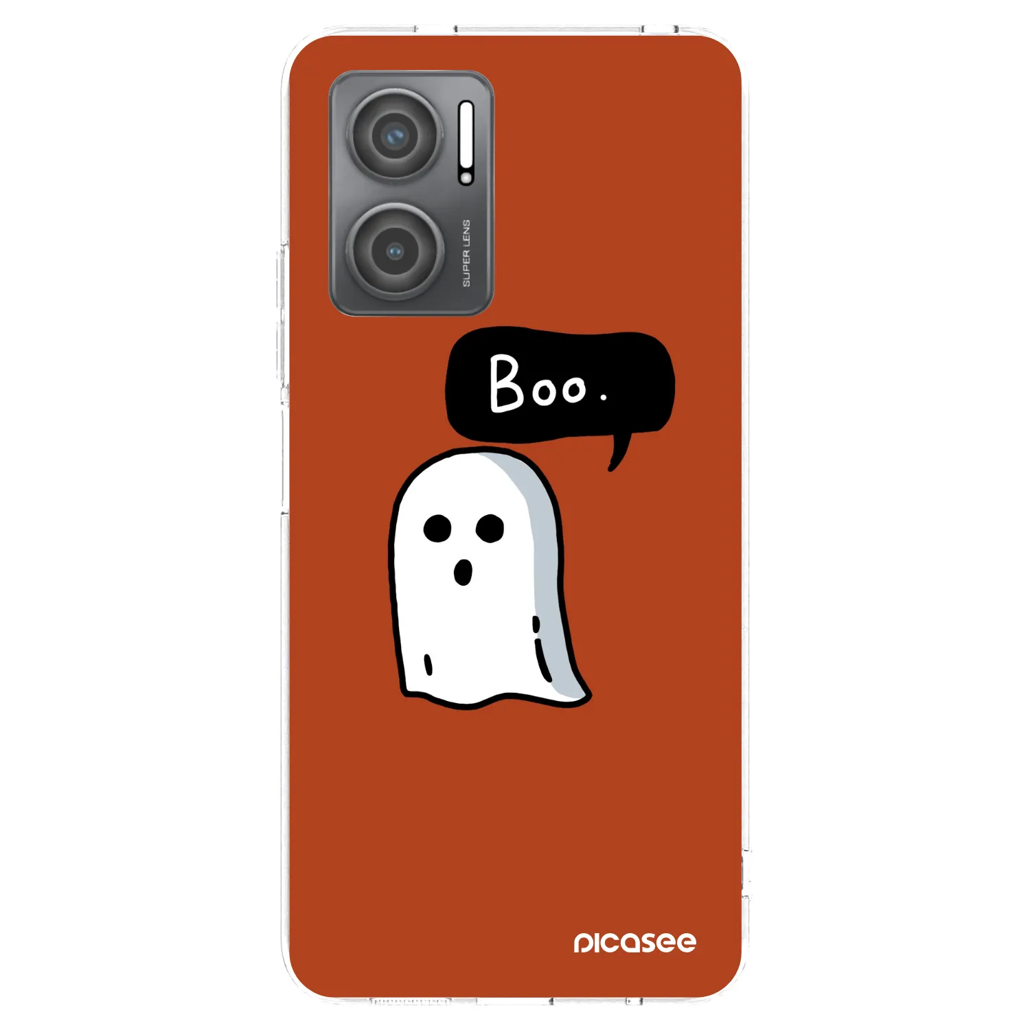 Picasee Xiaomi Redmi 10 5G Hülle - Transparentes Silikon - Boo