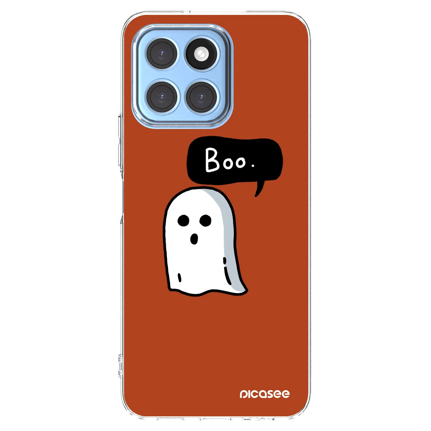 Picasee Honor X8 5G Hülle - Transparentes Silikon - Boo