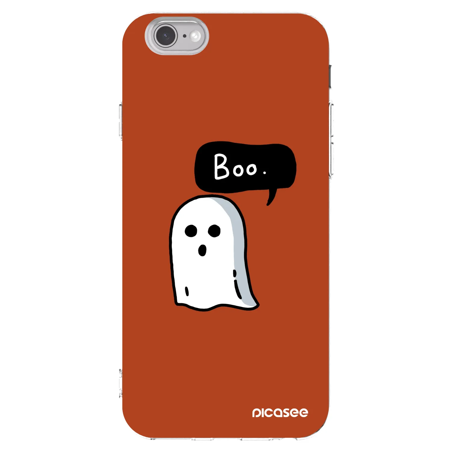 Picasee Apple iPhone 6/6S Hülle - Transparentes Silikon - Boo