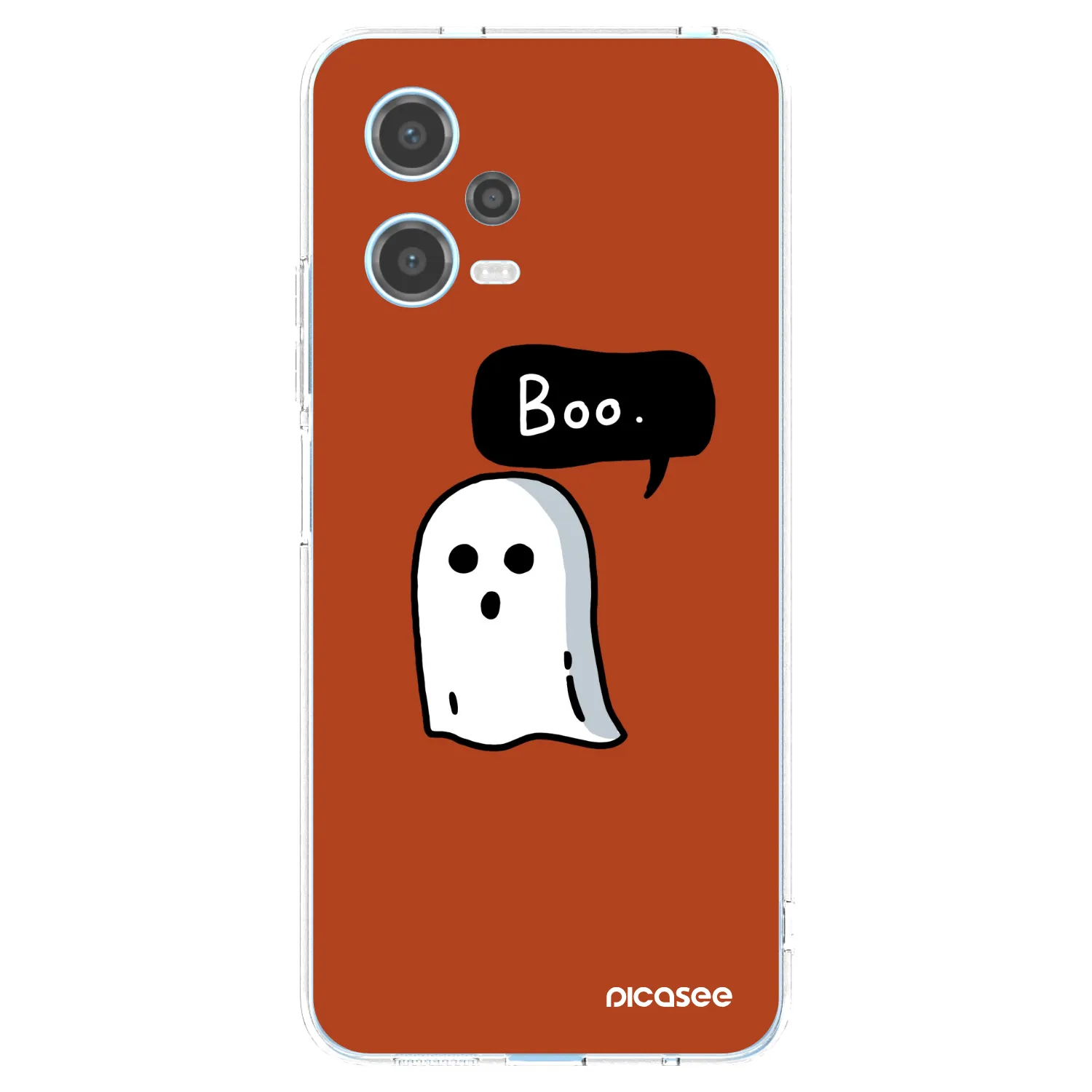 Picasee Xiaomi Redmi Note 12 5G Hülle - Transparentes Silikon - Boo