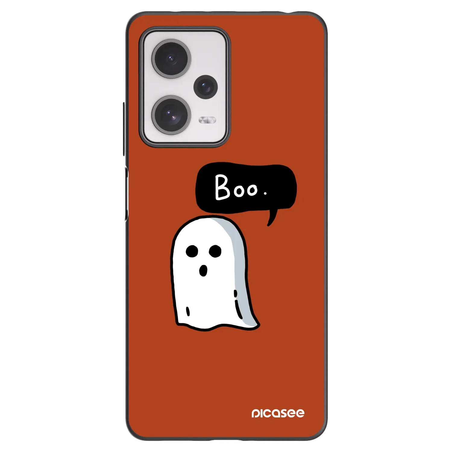 Picasee Xiaomi Redmi Note 12 Pro+ 5G Hülle - Schwarzes Silikon - Boo