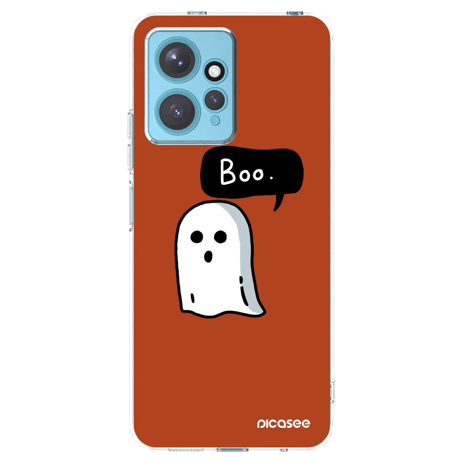 Picasee Xiaomi Redmi Note 12 4G Hülle - Transparentes Silikon - Boo