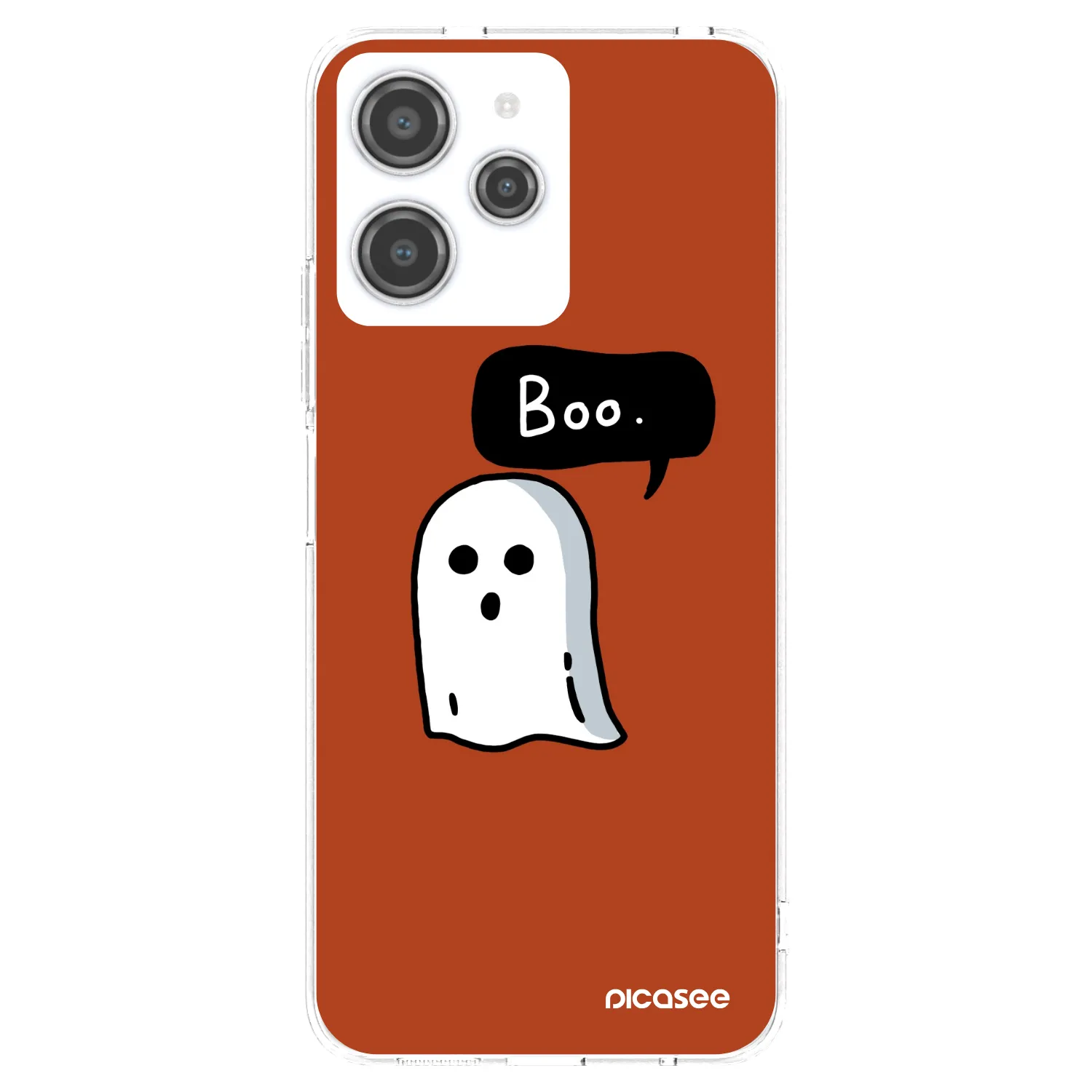 Picasee Xiaomi Redmi 12 4G Hülle - Transparentes Silikon - Boo