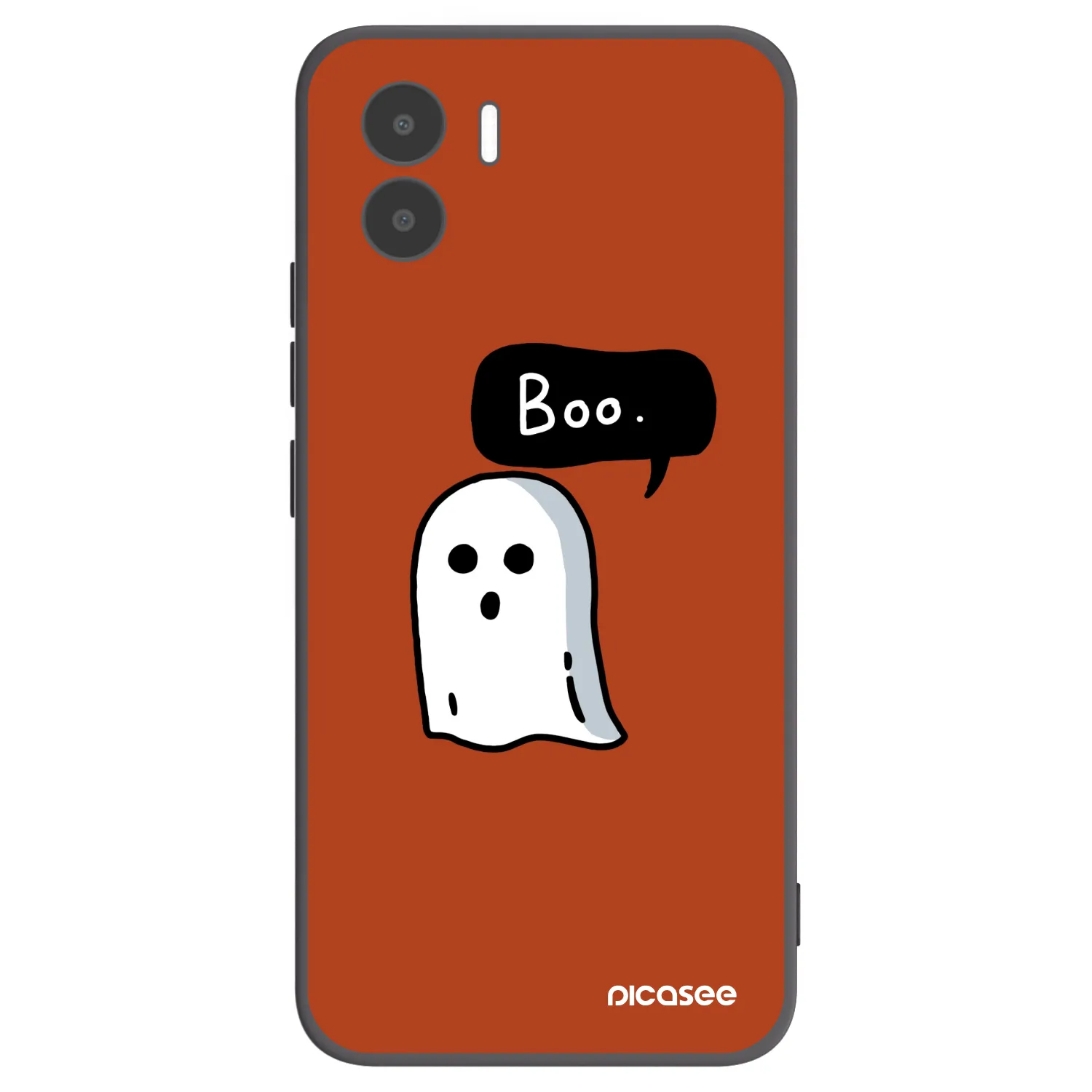 Picasee Xiaomi Redmi A2 Hülle - Schwarzes Silikon - Boo