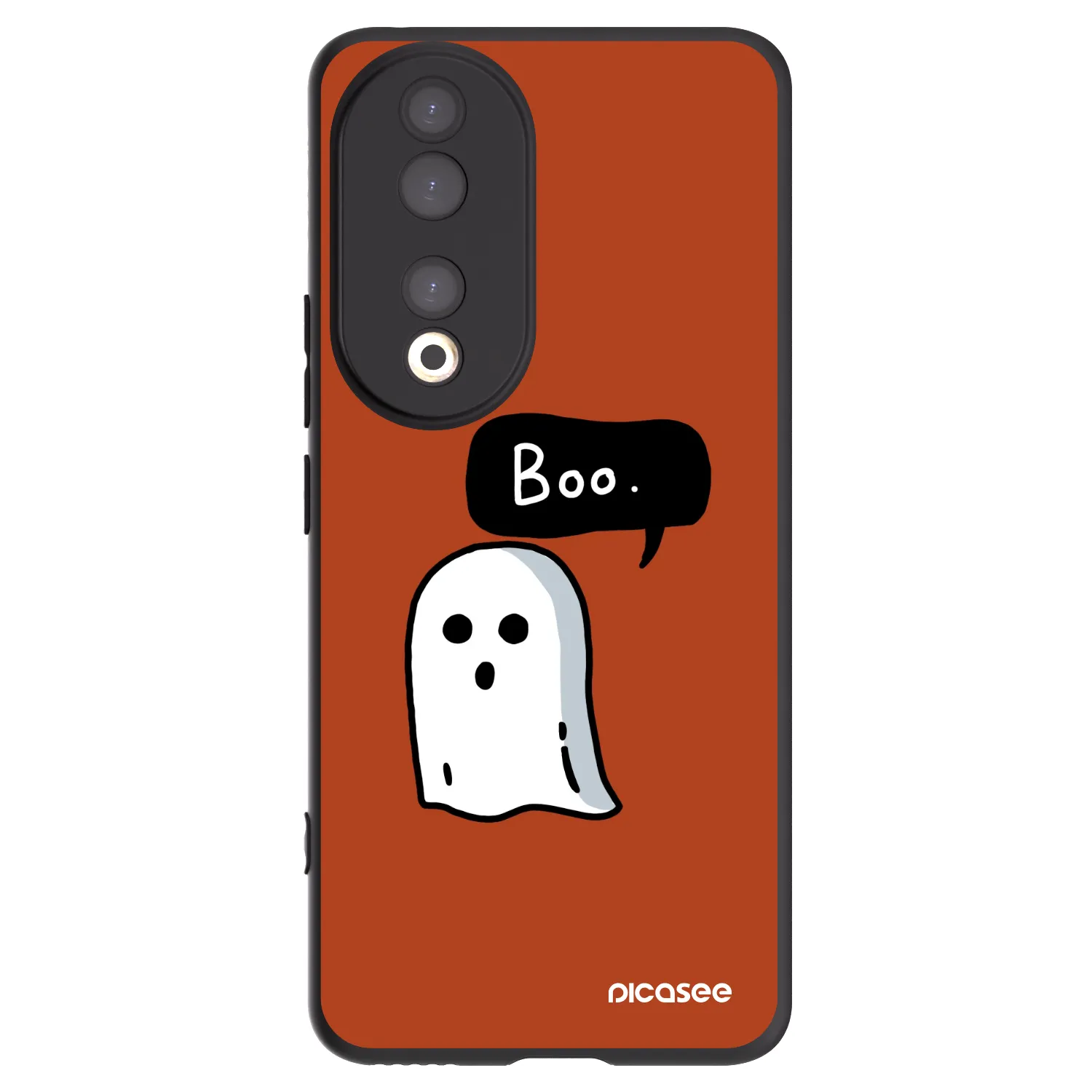 Picasee Honor 90 5G Hülle - Schwarzes Silikon - Boo